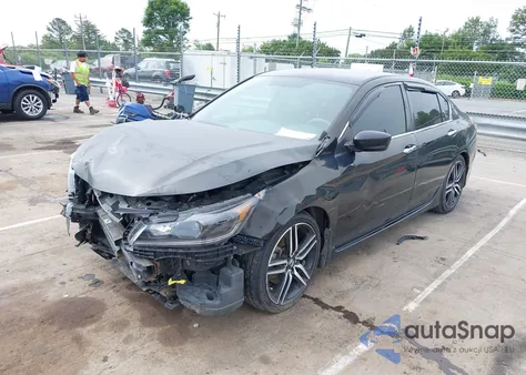 2017 Honda Accord Sport from USA, damaged, VIN 1HGCR2F58HA082701